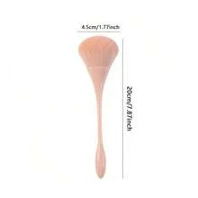 1 chiếc cọ má hồng Hourglass Powder Blush Brush, Bộ cọ trang điểm cho hộp phấn trang điểm, kích thước đầy đủ - Hồng - Xem 6