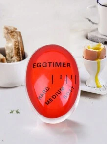 1 个鸡蛋计时器，厨房小工具热魔法变色鸡蛋计时器煮鸡蛋时间温度计，变色指示器 - 软、中、硬煮鸡蛋，热敏感，耐用的厨房辅助工具，礼物和家庭使用，变色鸡蛋计时器，非常适合煮鸡蛋，红色计时器工具 - 紅色 - 查看 6