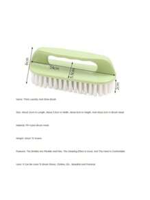 Housework Kitchen Cleaning Brush Soft Bristles Shoe Brush Bathroom - 綠色 - 查看 6