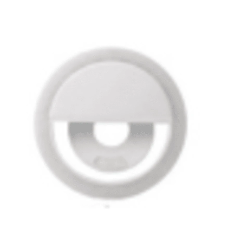 Cell Phone Ring Light Flash Selfie Mini Ring Light - 白色 - 查看 1