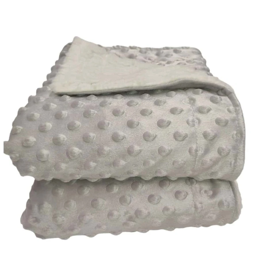 SOFT BUBBLE BLANKET FOR MATERNITY OUTFIT, RN WITH SHERPA - Gris - Ver 1