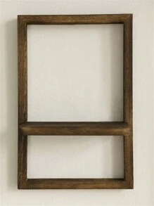 1/2pcs, Storage Rack Storage Rack Paulownwood Wooden Door Frame Type Wall Hanging Flower Pot Storage Rack, Simple Home Bedroom Decoration - Multicolor - View 12