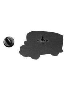 1pc Hard Enamel Needle Colored Car Brooch Lapel Badge Jewelry Gift For Friends - Multicolor - View 3