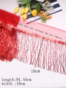 Mới Lưới Nhiều Màu Sequin Tua Rua Viền Ren May Vải Tự Làm Trang Phục Biểu Diễn Sân Khấu & Phụ Kiện Trang Trí Rèm Cửa, Chiều Rộng: 19cm - nhiều màu - Xem 18