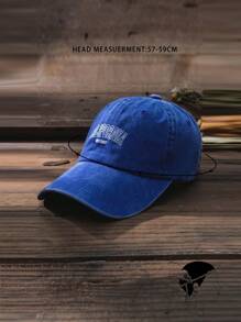 1pc California Washed Baseball Cap, Candy Color Unisex Fashion Sun Hats, Outdoor Casual Sun Protection Caps For Men And Women