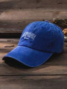 1pc California Washed Baseball Cap, Candy Color Unisex Fashion Sun Hats, Outdoor Casual Sun Protection Caps For Men And Women