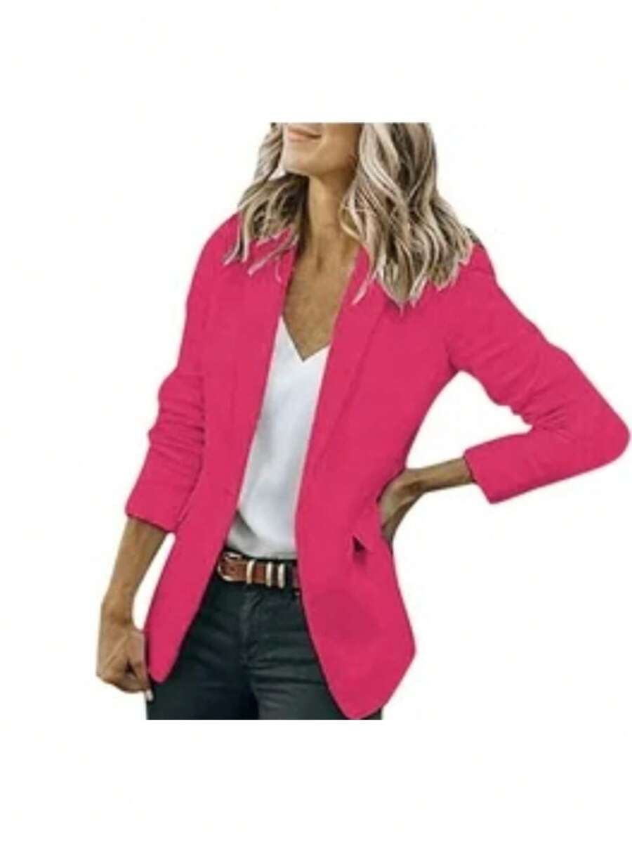blazer femenino - Rosa Fucsia - Ver 1