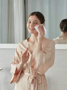 1 Packung Einweg Nass-Trocken Doppelnutzen Gesichtstücher, tragbare Gesichtstücher, geeignet zum Gesichtwaschen und Make-up Entfernen, praktische weiche Tücher und Gesichtstücher