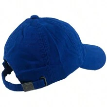 Plain Cap Embroider Customize No Print No Details Colorful Uniform Curved Brim - 寶藍色 - 查看 5