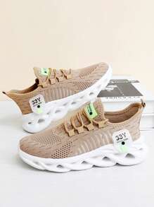 2024 Latest Mesh Breathable Hollow Braided Sole Running Shoes For Teenagers, Summer Lightweight Casual Sports Sneakers For Children