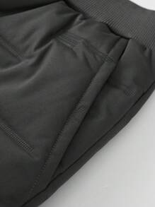 Men's Thick Insulated Windproof Waterproof Pants For Cycling, Skiing, Hiking, Winter - Black - View 7