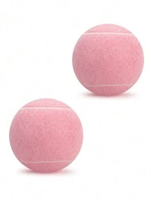Set de 4 pelotas de tenis de fieltro de alta elasticidad y resistencia a la presión para entrenamiento, con bolsa de red portátil incluida, se pueden usar en interiores y exteriores, juguete para mascotas