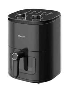 Electric Air Fryer 4.2l Duo Analog Display 127v - 黑色 - 查看 2