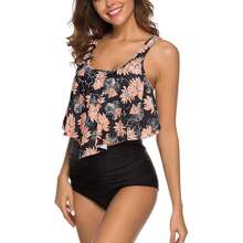 Women's Sexy Bikini Tank Top Set - 彩色 - 查看 1