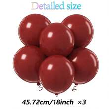 Bóng bay cao su nhiều màu 18 inch/45,72cm - 3 quả bóng bay heli dày cỡ lớn thích hợp cho trang trí sinh nhật, tiệc cô dâu, đám cưới, lễ tốt nghiệp, tiệc theo chủ đề - Nhiều màu - Xem 14