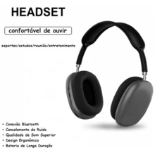 P9 Wireless Bluetooth Headset - 黑色 - 查看 3