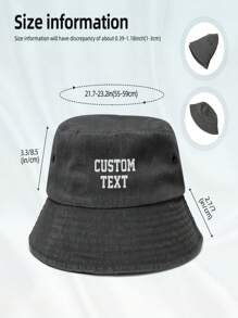 Custom Bucket Hat Custom Design Your Own Bucket Hats Custom Hat Logo Personalized Bucket Hat Custom 1 Pc Bucket Hat For Men - Multicolor - View 5