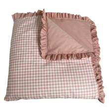 Vichy Baby Blanket With Plaid Ruffle Liner - Cá hồi cờ vua - Xem 2
