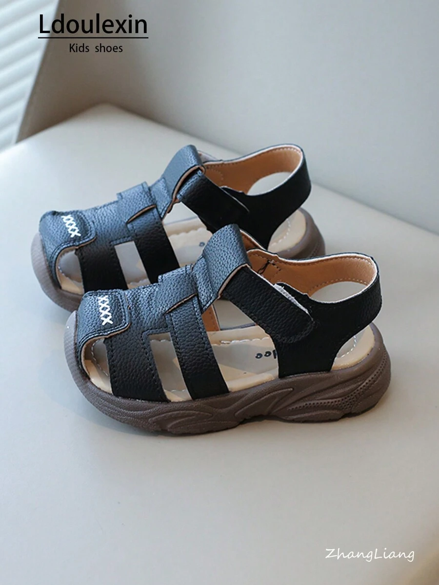 全新夏季男童休闲功能凉鞋，软底防滑幼儿沙滩鞋