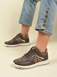 2024 Women's White Black Double-Striped Classic Street Style OG Laces Rubber Sole- Sneakers, Classic, Daily Outfit - Coffee Brown - View 7