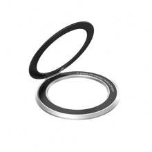 Dành cho Magsafe Hợp kim nhôm từ tính Siêu mỏng và nhẹ 1 miếng dán tường hút mạnh xoay 360 độ mọi lúc mọi nơi Giá đỡ điện thoại vòng gấp Hợp kim di động đa năng để bàn sáng tạo - Bạc - Xem 2