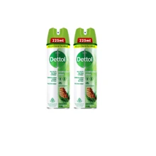 Dettol Spray Bottle, Original Pine 225ml - Pack Of 2