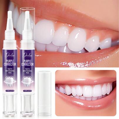 Purple Corrector - Teeth Whitening Pen,Brightening, Stain Neutralization, Enamel-Safe, Improves Teeth Appearance,Enjoy The Brightest Smile
