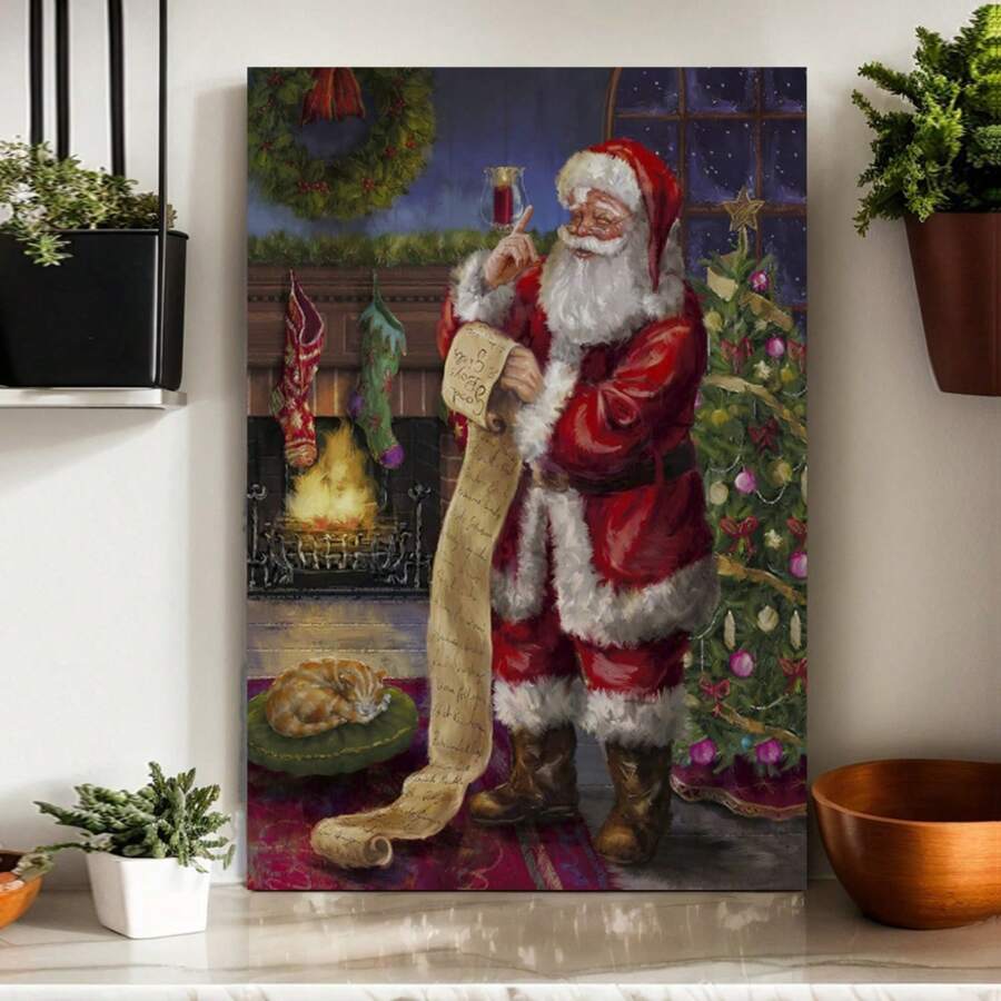 Renditions Gallery Gallery Wrapped Canvas Christmas Wall Art Print For Holiday Decor - Frame - View 1