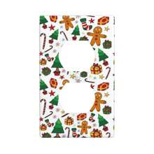 1pc Light Switch Plate Wall Plate Cover Decorative Light Switch Cover Wall Plate Cover Switch Cover Wall Plate - Santa Claus Gingerbread Pattern Box - View 18