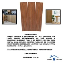 Kit 15 Decorative Self-Adhesive Slatted Panel Wall Covering - tự do - Xem 5