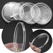 10 CÁI 1 inch/1.7 inch/3 inch Máy làm nút DIY Nút Acrylic Huy hiệu Ghim Thủ công Trong suốt Nút Ghim Trống Cho Ảnh Chụp Cho Đồ Thủ công Phụ kiện Váy Áo Ghim Cho Quần áo Túi Charm Ba lô Cho Trường Học Phụ kiện Văn phòng Áo Sơ mi Áo khoác Trang sức Giáng sinh Halloween Ghim Quần áo Quà tặng Giáo viên Dễ thương Hài hước - Nhiều màu - Xem 3