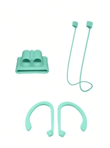 4pcs Wireless Earphone Anti-Loss Silicone Lanyard Set, Earphone Anti-Drop Essentials Summer Travel Essentials Workout School Supplies Camping Holiday Essentials Vacation Accessories Travel Accessories Cruise - Multicolor - View 14