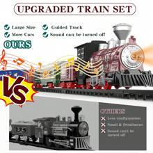Electric Train Toys For Toddler Toys, Train Railway With Lights And Sound, Party Favors, Model Trains For 3 4 5 6 7 8+ Years Old Boys Girls For Holiday Birthday Gifts - Train Set - View 4