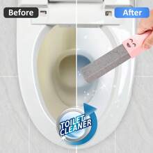 Pumice Stone Cleaning Stone With Replaceable Handle Toilet Cleaner Hard Water Ring Remover For Bathroom/Pool/Kitchen/Home Cleaning - Pink - View 3