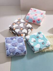 Coperta per cani adatta per cani e gatti, coperta per letto di cani con stampa di amore carina, coperta in pile morbida e calda per animali domestici, sottile e versatile per tutte le stagioni, adatta per cani di piccola e media taglia, gatti e porcellini d'india di varie dimensioni