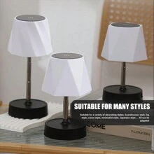 1 szt. Lampa stołowa LED do ładowania bezprzewodowego, dotykowa, biurkowa, nocna, nastrojowa, do sypialni, gabinetu, baru, klubu na świeżym powietrzu, kawiarni
