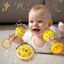 Best-Selling New Born Baby Rattle Toys, Infant Teether Grasping Rattles, Educational