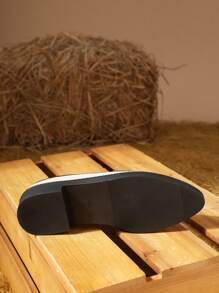 2024 Nowość Damskie Mokasyny na Wysokim Obcasie, Szpiczasty Nosek, Wsuwane, Czarny Brytyjski Styl, Uniwersalne Buty Na Wiosnę Jesień - Czarne - Zobacz 6