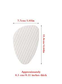 1-5 Pairs Of Women's Viscose Front Pad Half-Size Cushions, Sweat-Absorbent, Breathable, Anti-Friction, Anti-Slip Insoles For Loafers, High Heels, Barefoot, Suitable For All Seasons