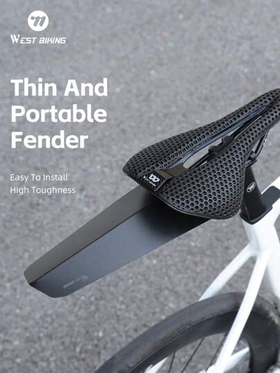 WEST BIKING WEST BIKING Ultralight Bicycle Quick Removal MTB Road Bike Rear Tire Universal Saddle Mudguard Cycling Accessories
