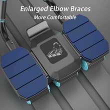 2025 Model 6-Wheel 8-Support Abdominal Roller With Elbow Support - Self-Rebound Abdominal Roller, Upgraded Reinforced 6-Wheel 8-Support Abdominal Core Exercise Equipment For Home Gym: Latest Upgraded High-Performance Workout Machine With Multi-Layer Anti-Slip Design