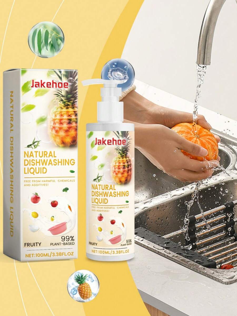 Fruit & Vegetable Cleaner Gentle Degreasing Dishware Clean, Multi ...