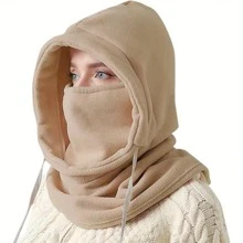 2 PCS Balaclava Windproof Winter Face Mask Warm Fleece Ski Mask For Men And Women Cold Weather Motorcycle Bike Cycling Neck Warmer