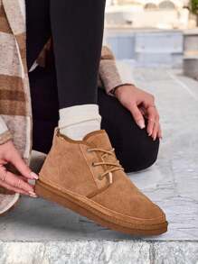 Royalfashion Camel Herenlaarzen A'la Snowboots Gavin