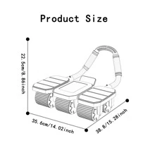 2025 Model 6-Wheel 8-Support Abdominal Roller With Elbow Support - Self-Rebound Abdominal Roller, Upgraded Reinforced 6-Wheel 8-Support Abdominal Core Exercise Equipment For Home Gym: Latest Upgraded High-Performance Workout Machine With Multi-Layer Anti-Slip Design