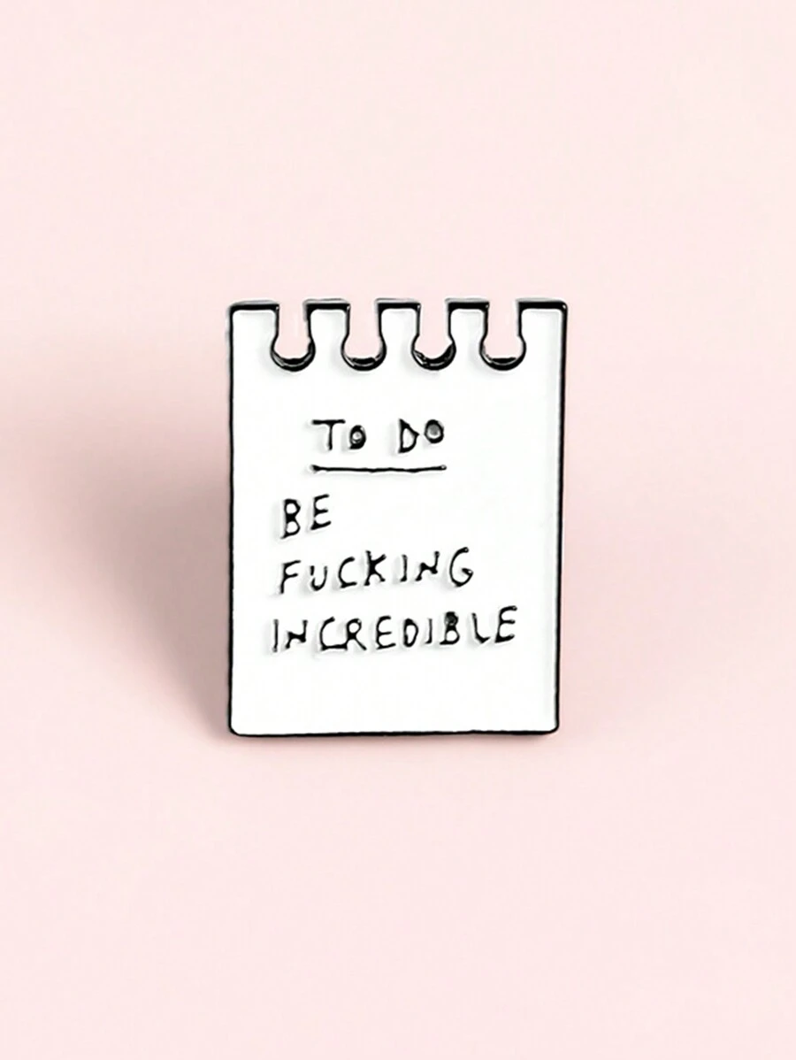 1 chiếc trâm cài áo hình chữ cái hoạt hình dễ thương cho trẻ em - Nhiều màu - Xem 1