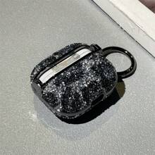 Leopard Pattern Rhinestone Decor Case Compatible With Airpods Pro, Apple Wireless Bluetooth Earphone Covers Compatible With Airpods 1/2/3/4/5, Fashionable Design - Nhiều màu - Xem 3