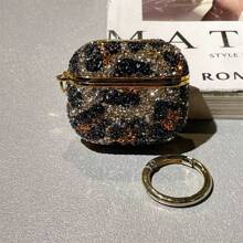 Leopard Print Rhinestone Compatible With AirPods Pro, Luxury Wireless Bluetooth Earphone Case For AirPods Pro 1/2/3/4/5 - Multicolor - View 1