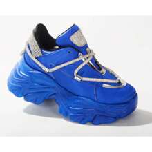 Tenis de plataforma - Azul - Ver 2