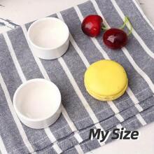 Juego de 6 platos pequeños de salsas, cuencos de cerámica para salsas y alimentos, plato para salsa de 1 oz, plato para salsas y quesos, plato creativo para ketchup, salsa de soja, barbacoa, sushi - Multicolor - Ver 2
